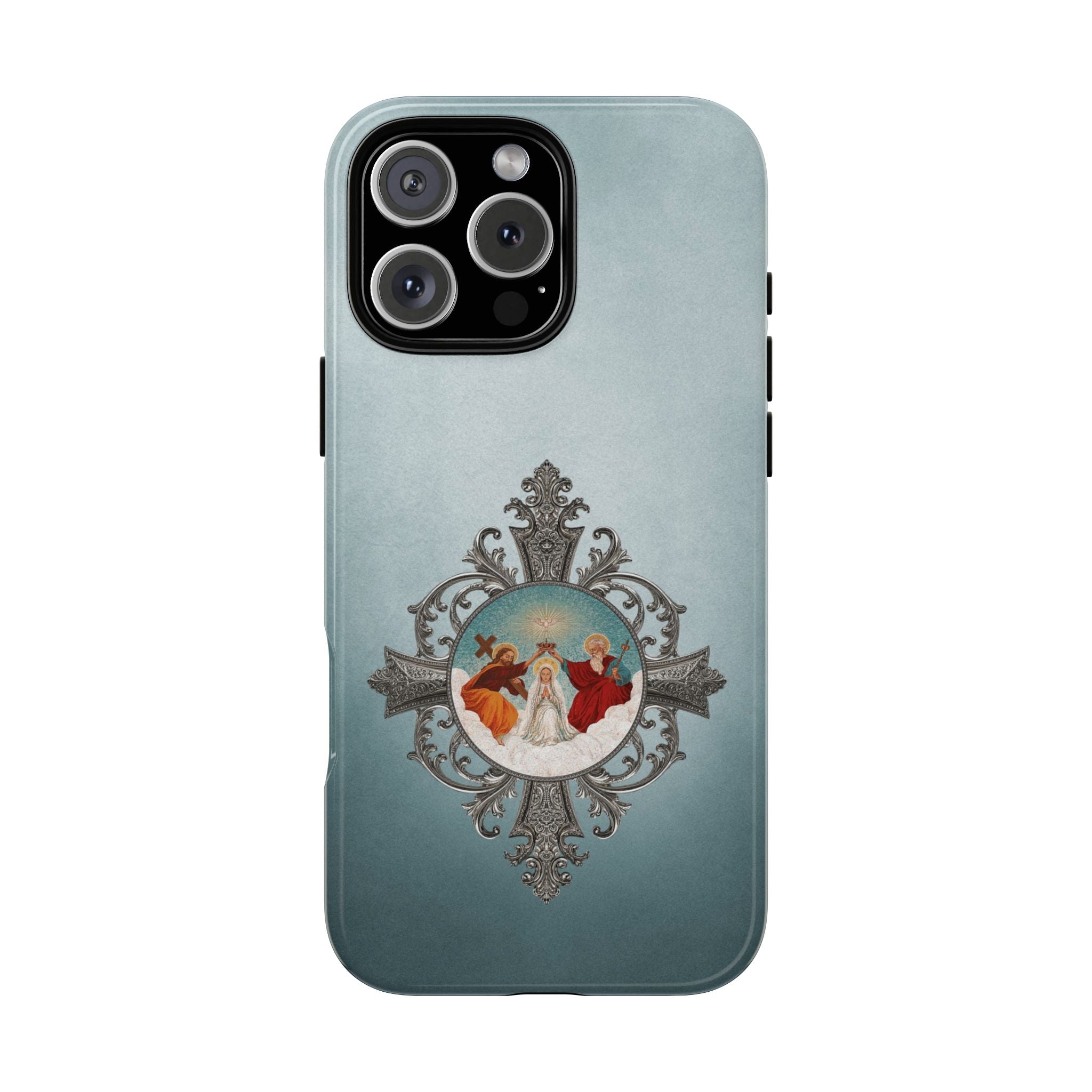 Mosaic Coronation of Mary Hard Phone Case - VENXARA®
