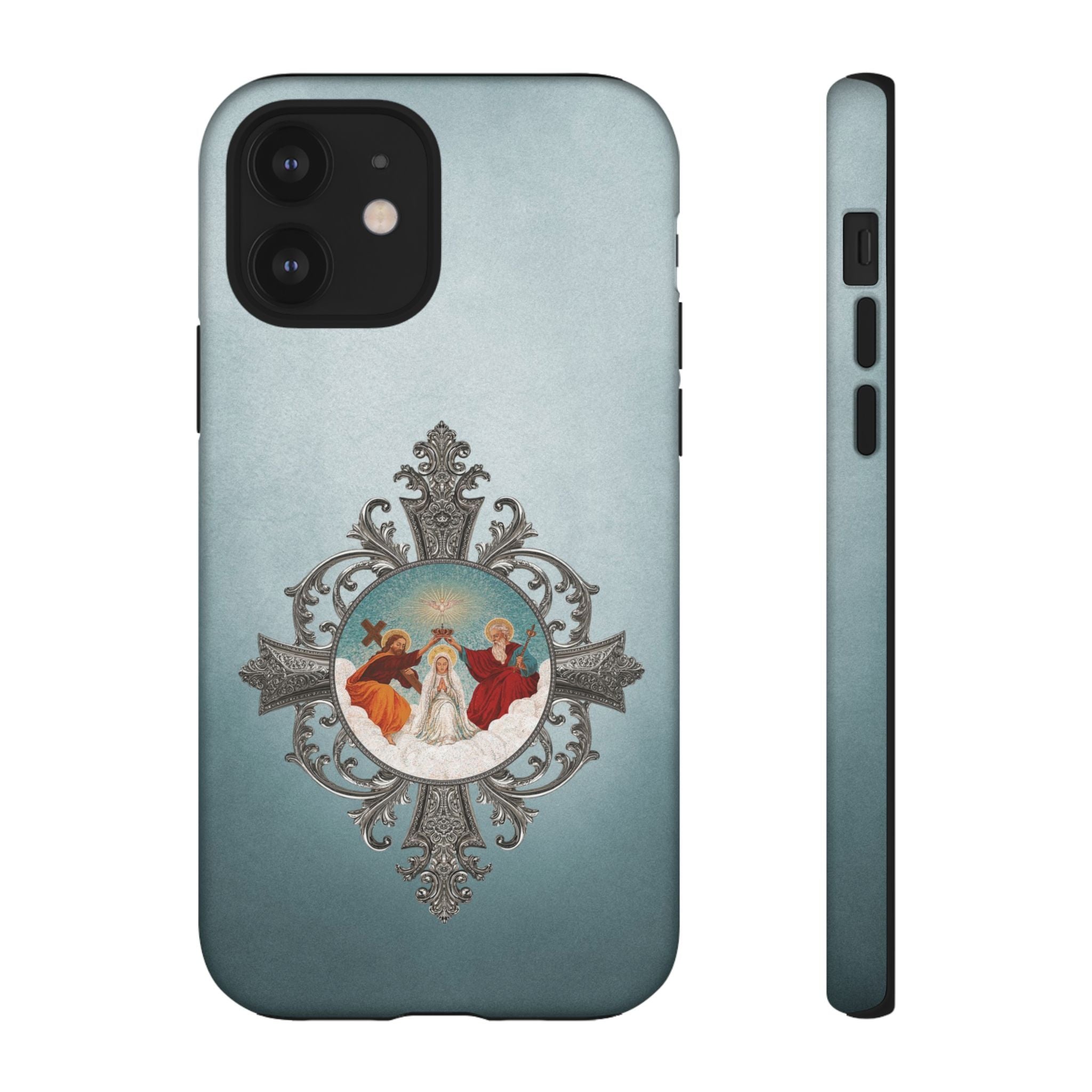 Mosaic Coronation of Mary Hard Phone Case - VENXARA®