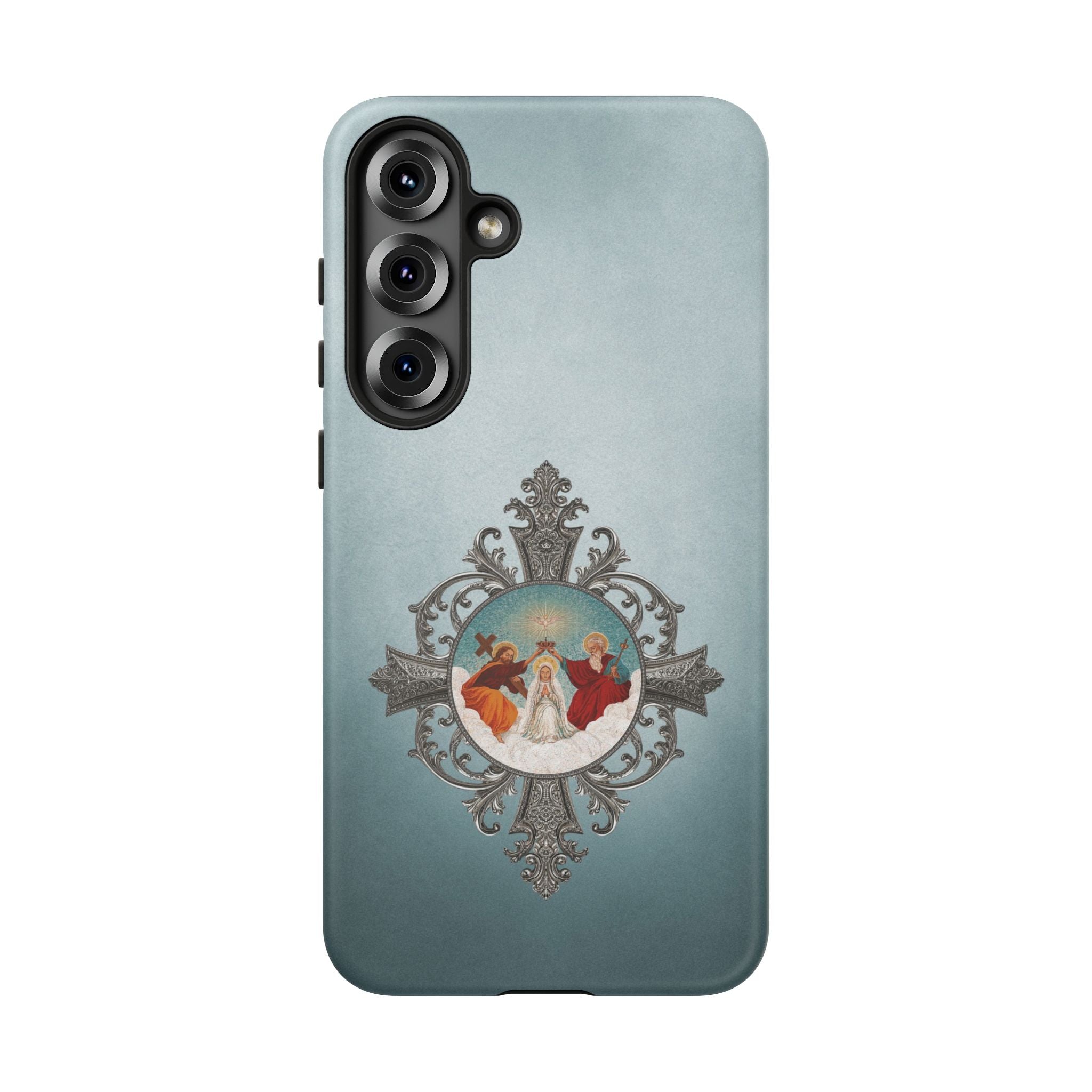 Mosaic Coronation of Mary Hard Phone Case - VENXARA®
