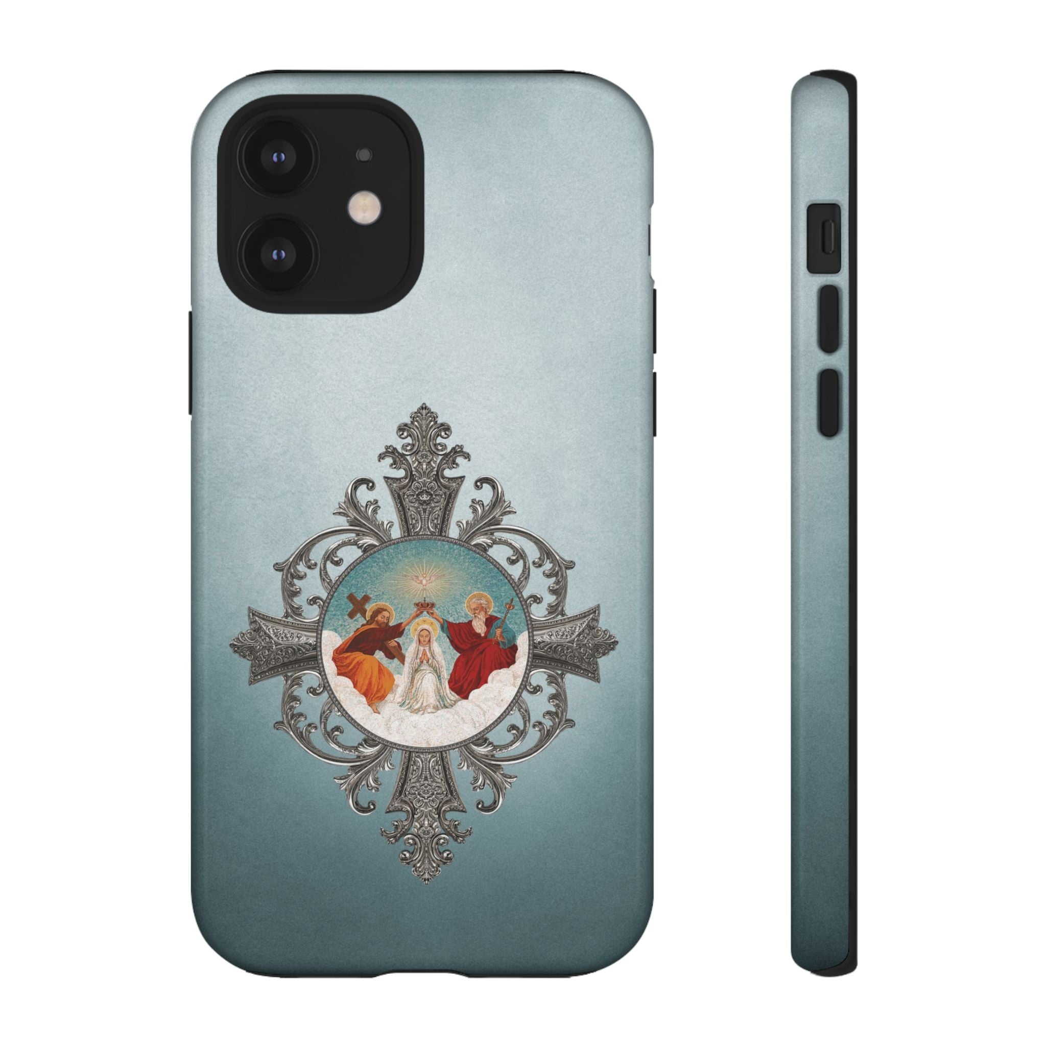Mosaic Coronation of Mary Hard Phone Case - VENXARA®