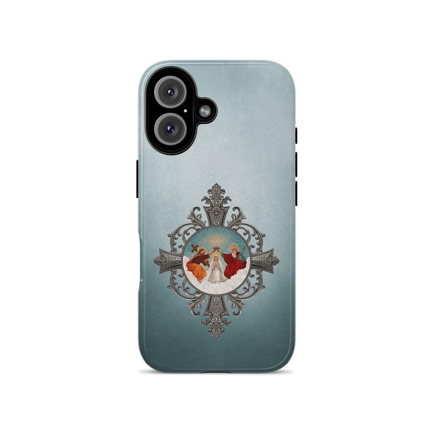 Mosaic Coronation of Mary Hard Phone Case - VENXARA®