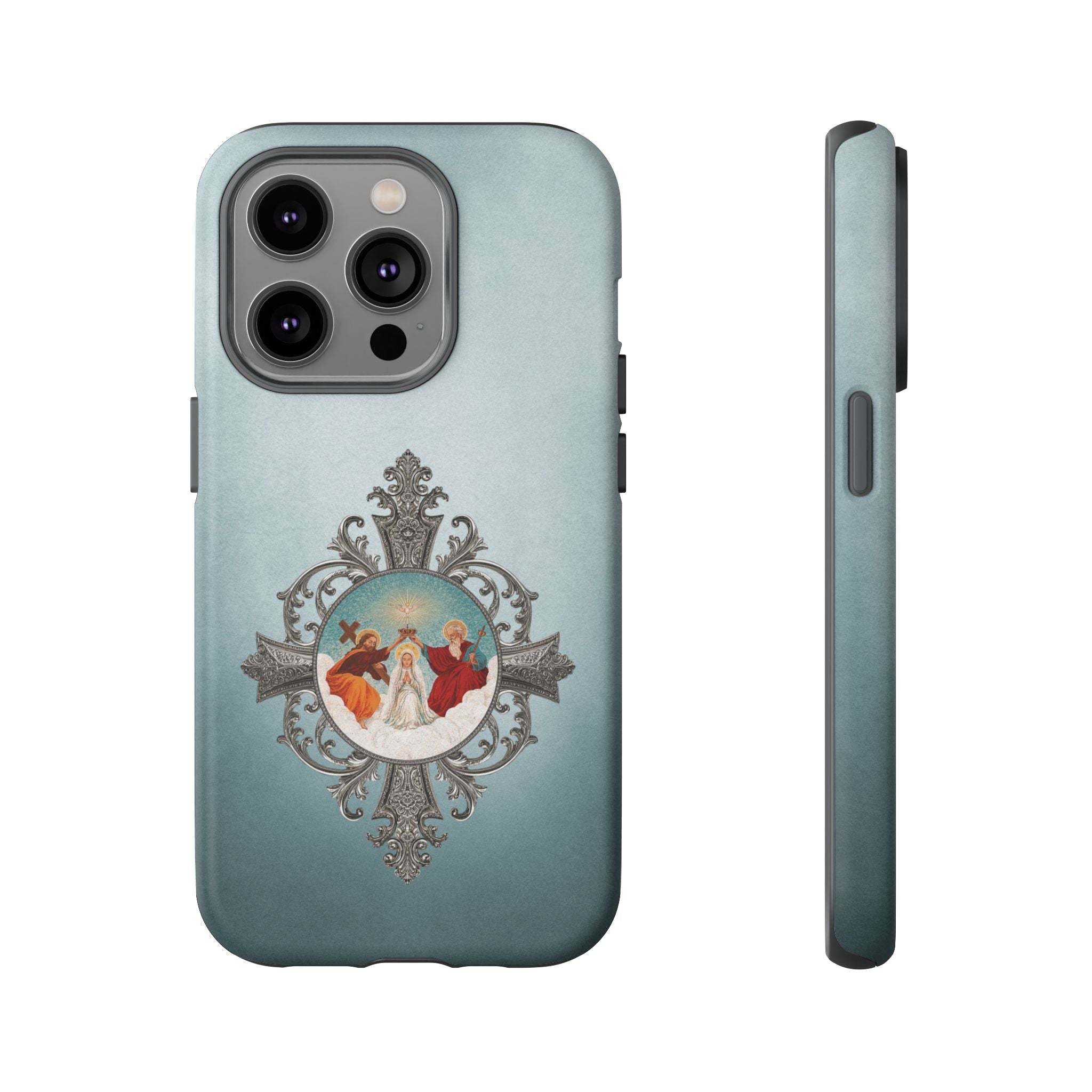 Mosaic Coronation of Mary Hard Phone Case - VENXARA®