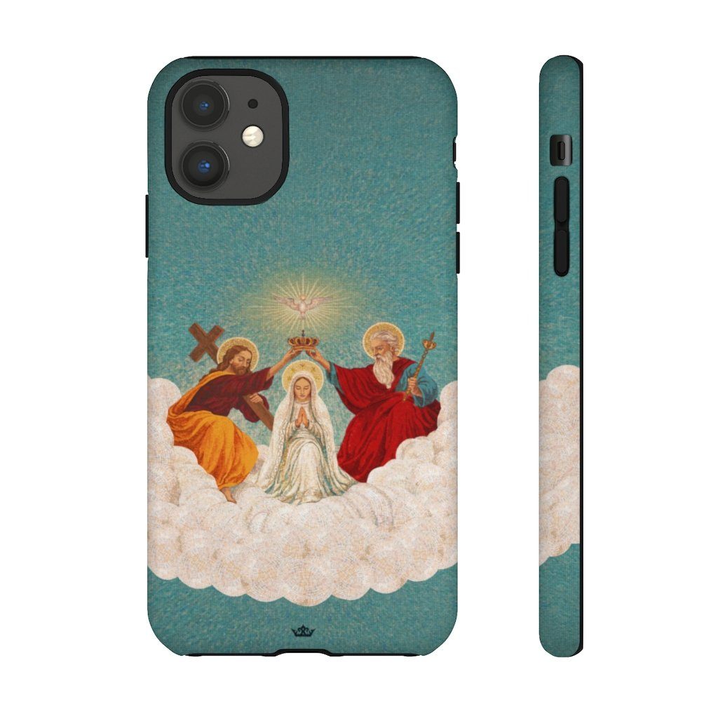 Mosaic Coronation of Mary Hard Phone Case - VENXARA®
