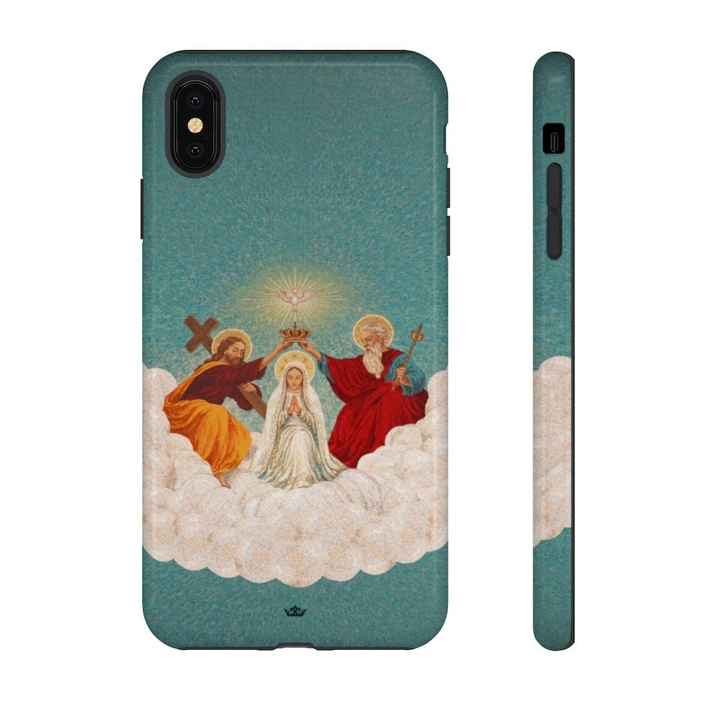Mosaic Coronation of Mary Hard Phone Case - VENXARA®