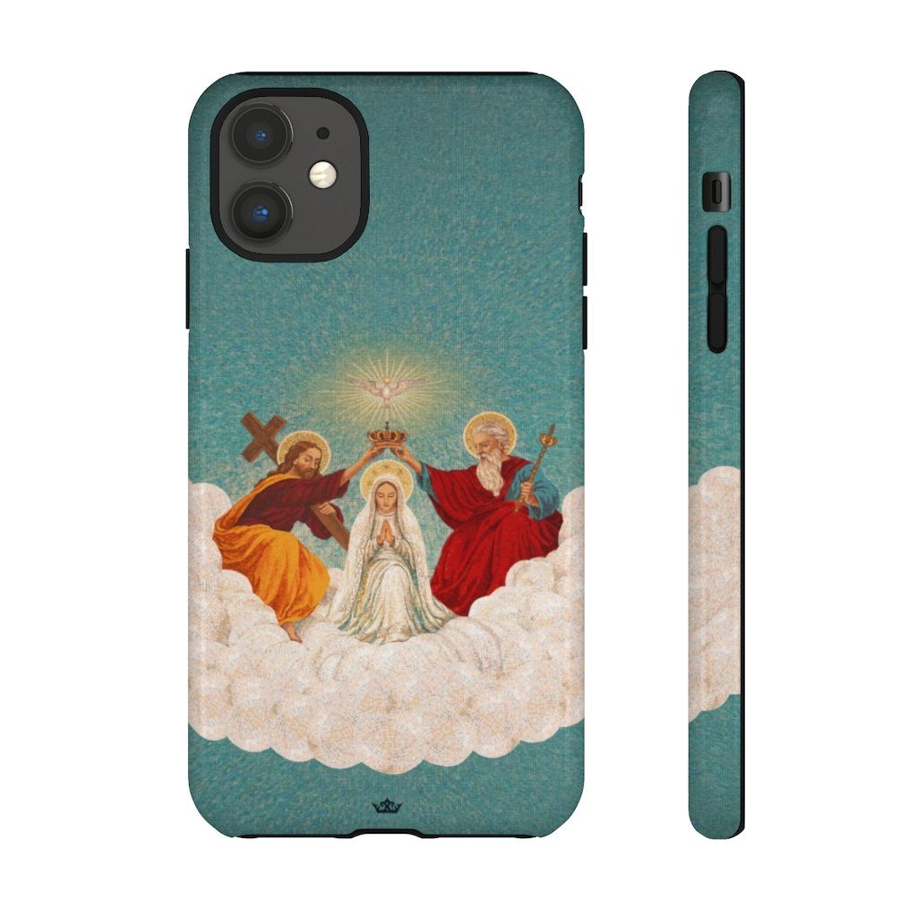 Mosaic Coronation of Mary Hard Phone Case - VENXARA®