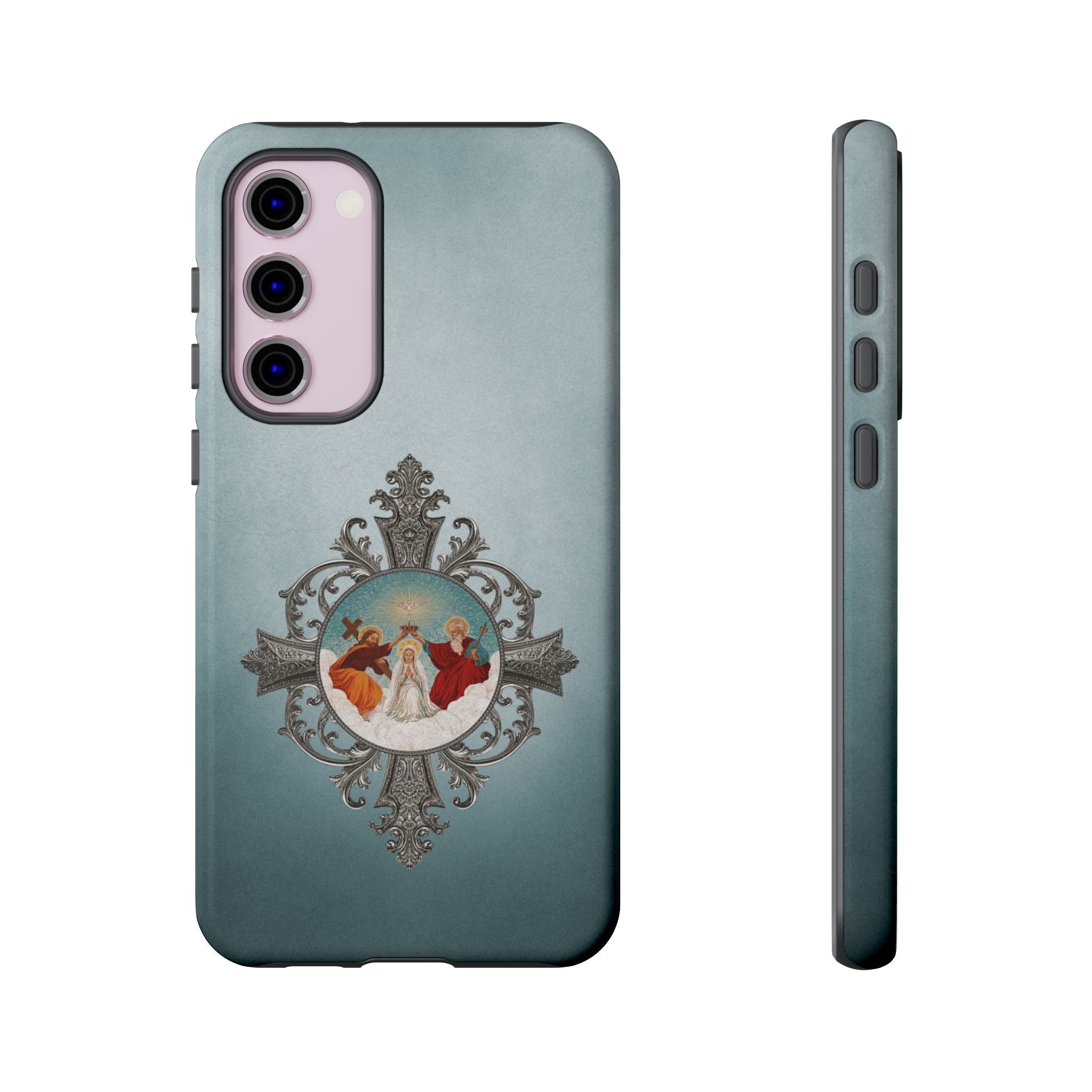 Mosaic Coronation of Mary Hard Phone Case - VENXARA®