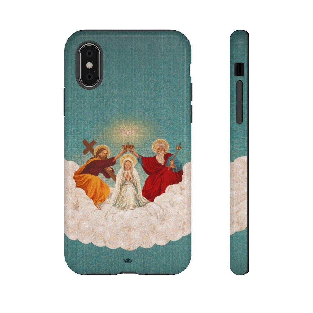 Mosaic Coronation of Mary Hard Phone Case - VENXARA®