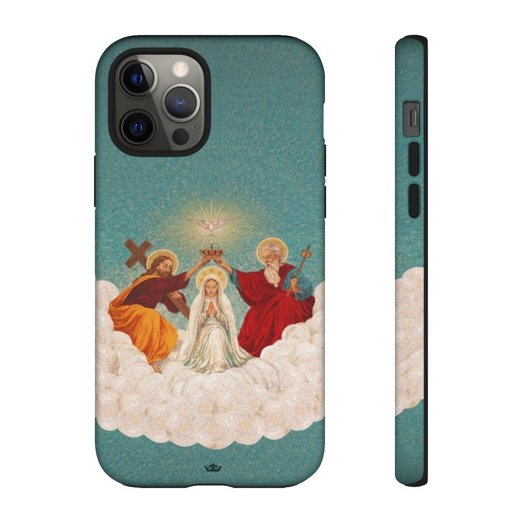 Mosaic Coronation of Mary Hard Phone Case - VENXARA®