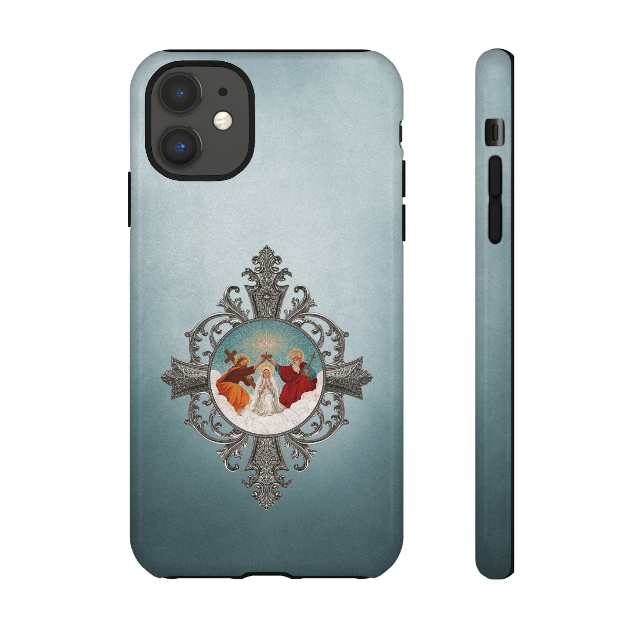 Mosaic Coronation of Mary Hard Phone Case - VENXARA®