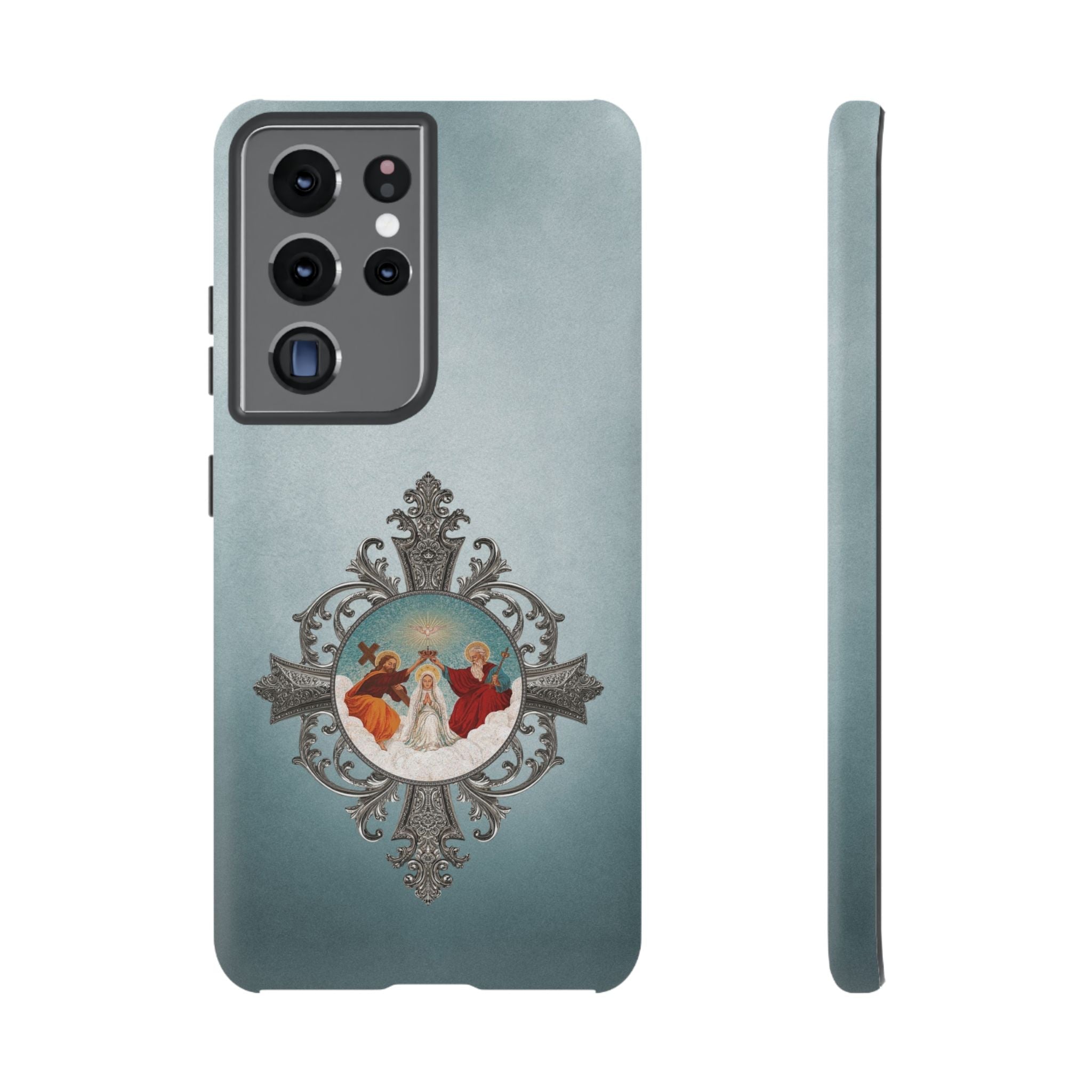 Mosaic Coronation of Mary Hard Phone Case - VENXARA®