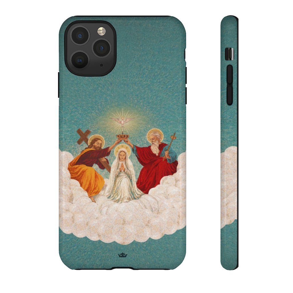 Mosaic Coronation of Mary Hard Phone Case - VENXARA®