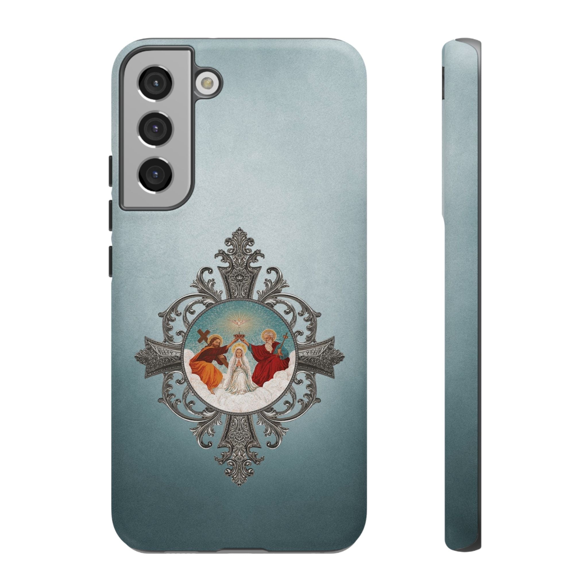 Mosaic Coronation of Mary Hard Phone Case - VENXARA®