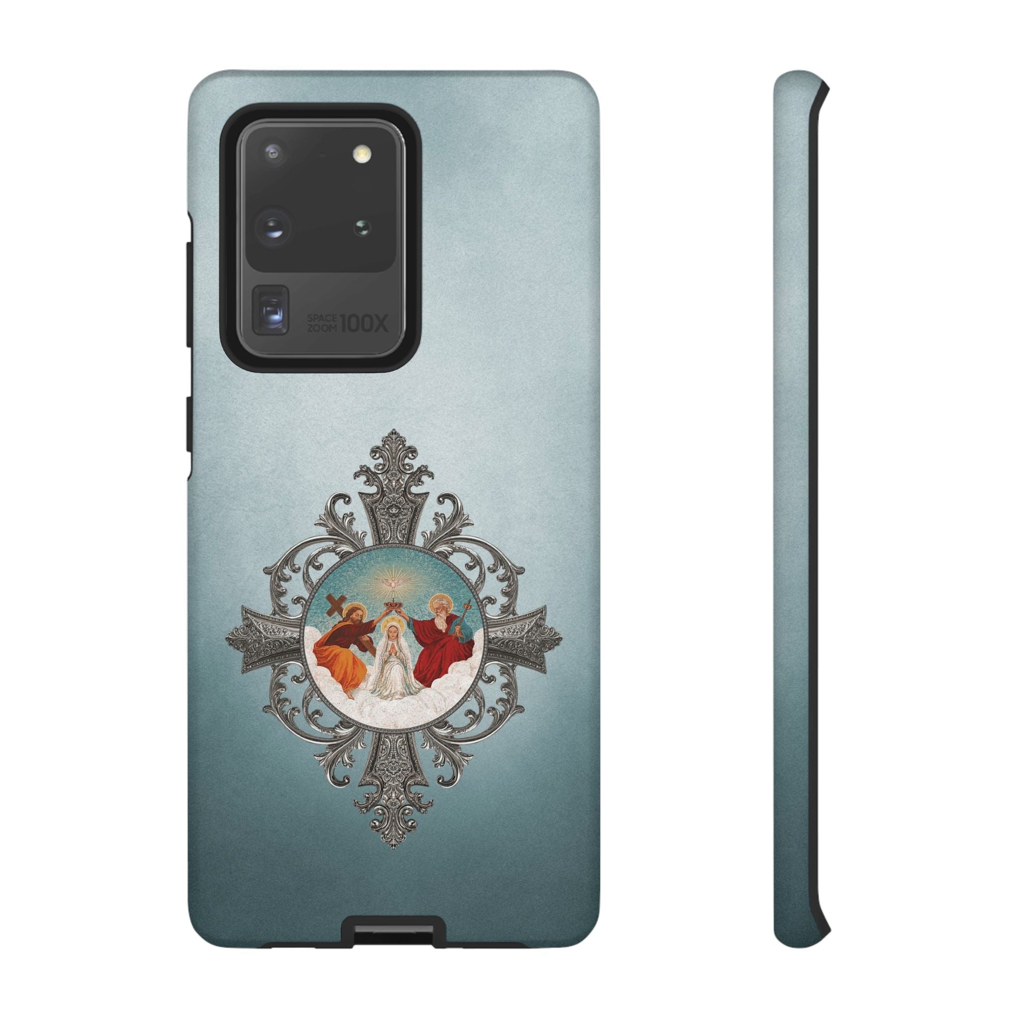 Mosaic Coronation of Mary Hard Phone Case - VENXARA®