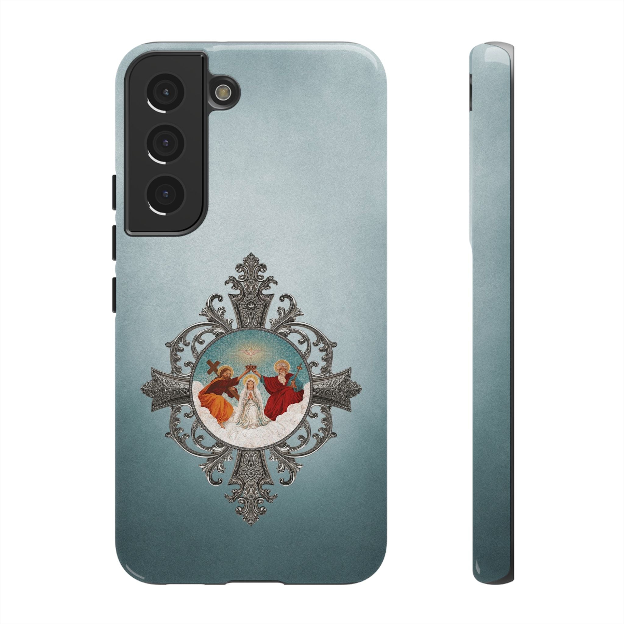 Mosaic Coronation of Mary Hard Phone Case - VENXARA®