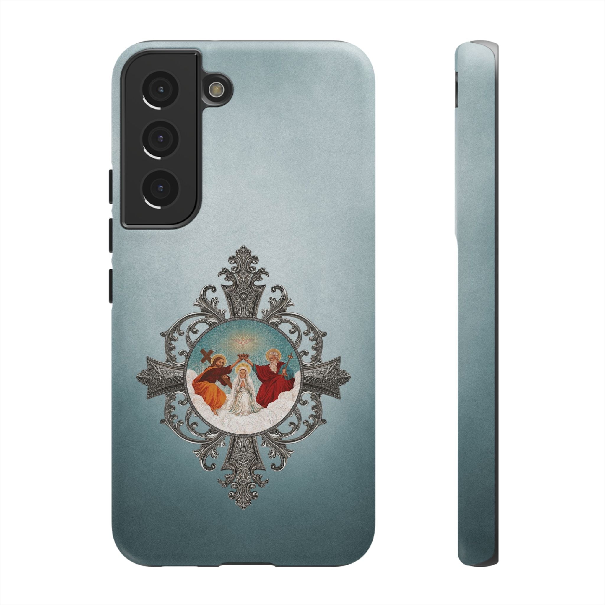 Mosaic Coronation of Mary Hard Phone Case - VENXARA®