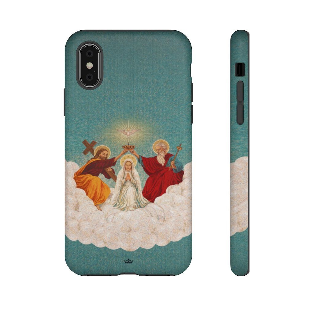 Mosaic Coronation of Mary Hard Phone Case - VENXARA®