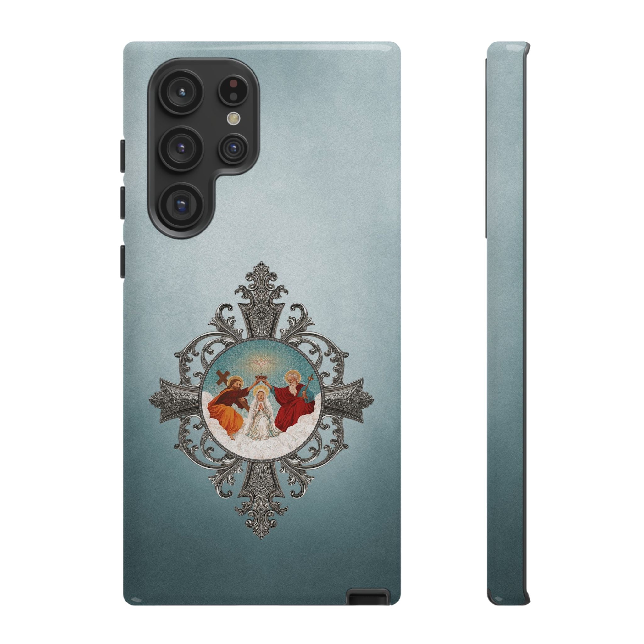 Mosaic Coronation of Mary Hard Phone Case - VENXARA®