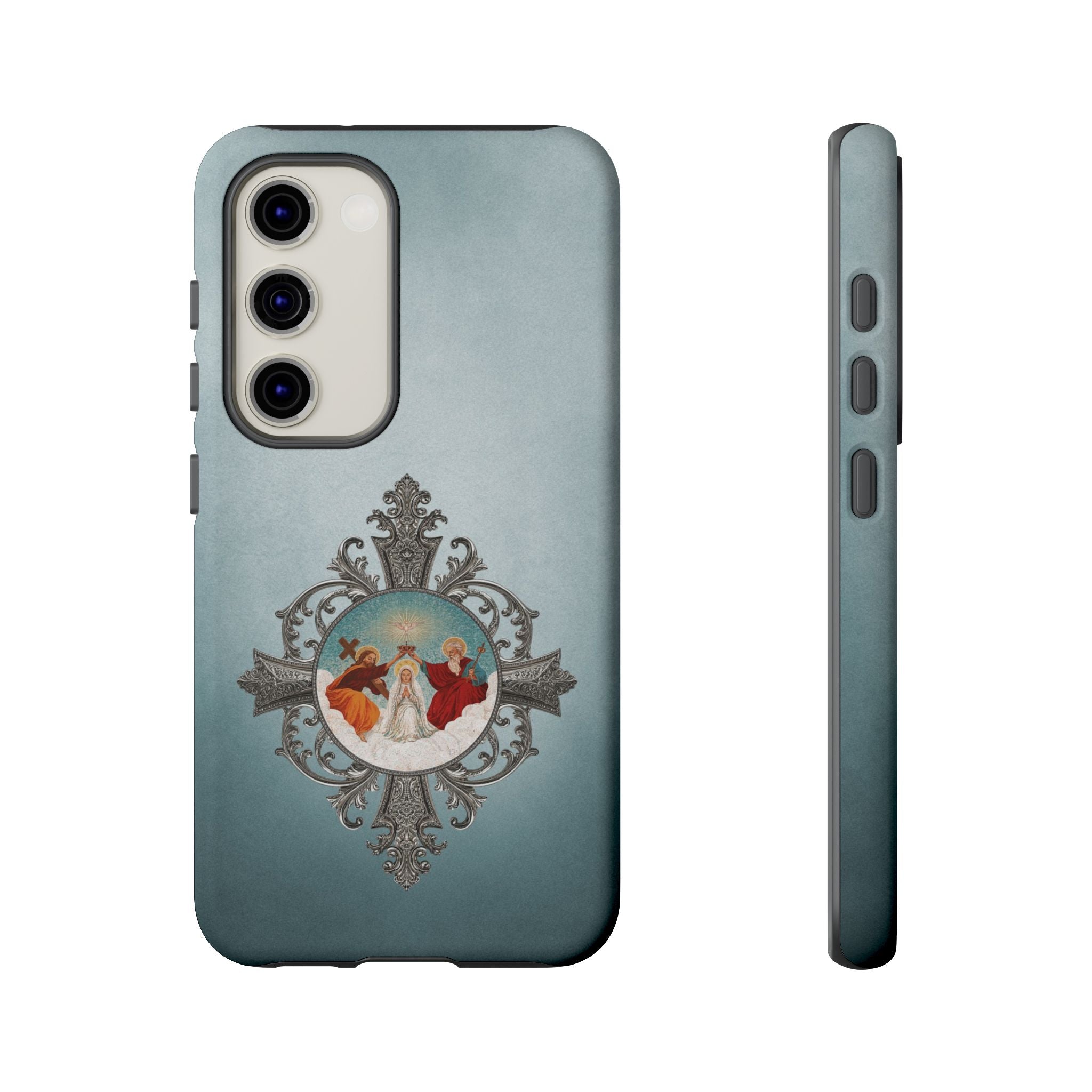 Mosaic Coronation of Mary Hard Phone Case - VENXARA®