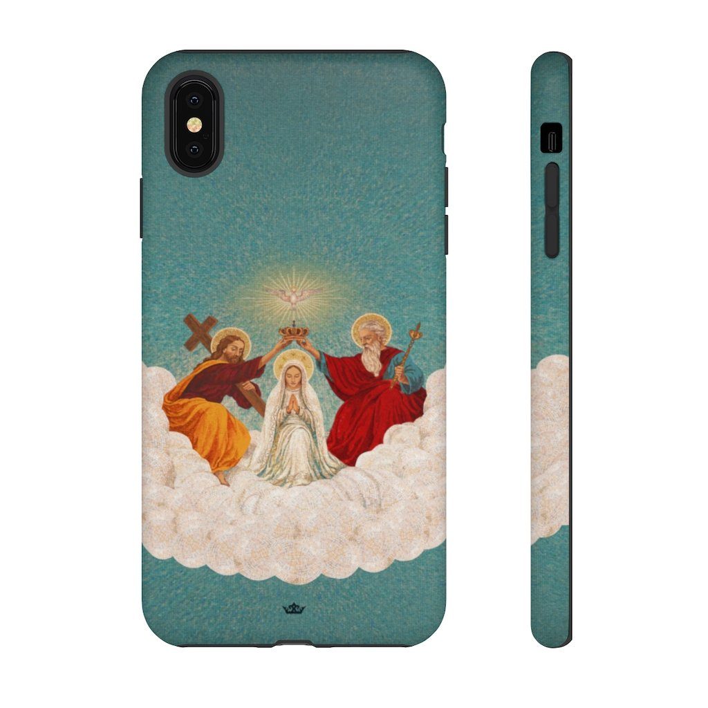 Mosaic Coronation of Mary Hard Phone Case - VENXARA®