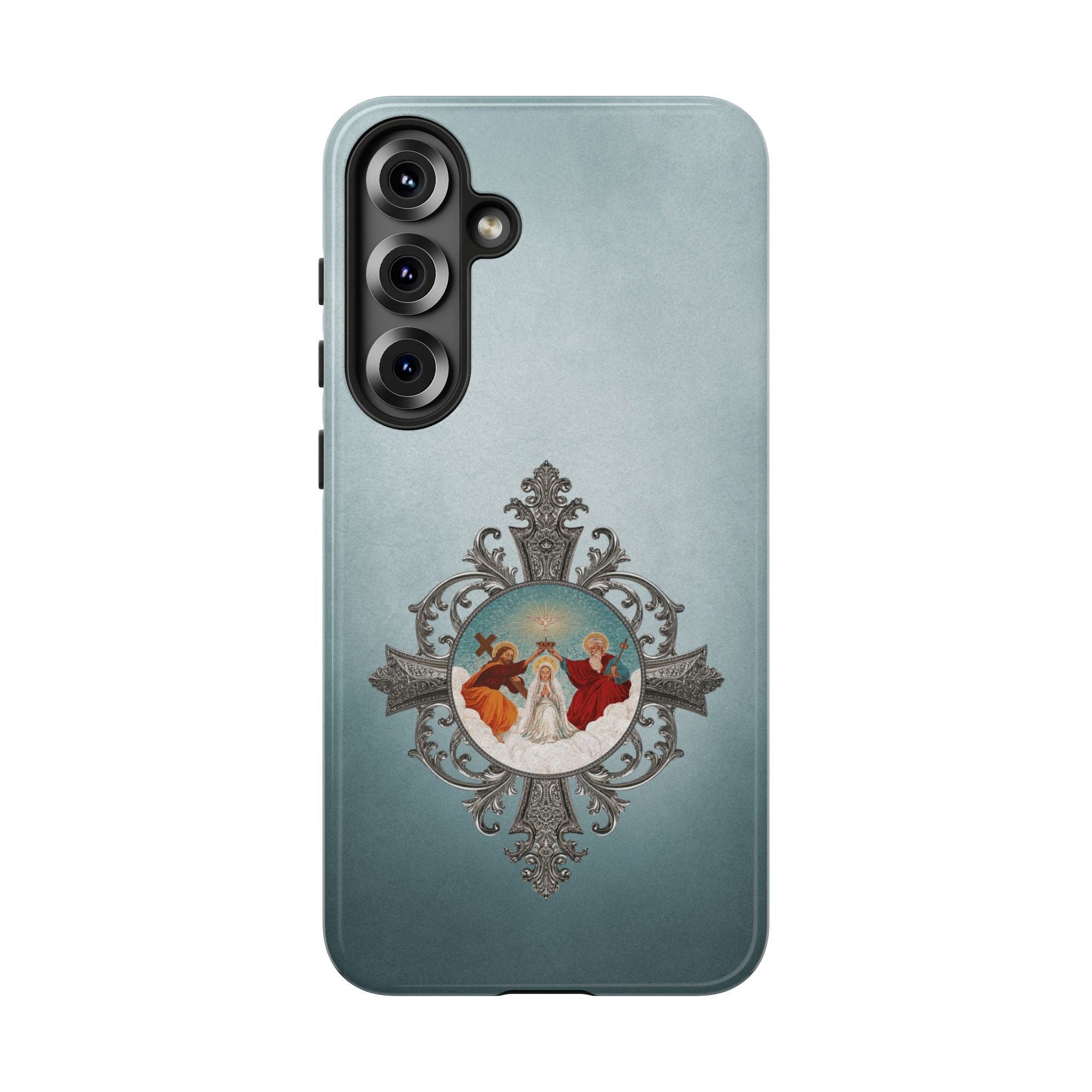 Mosaic Coronation of Mary Hard Phone Case - VENXARA®