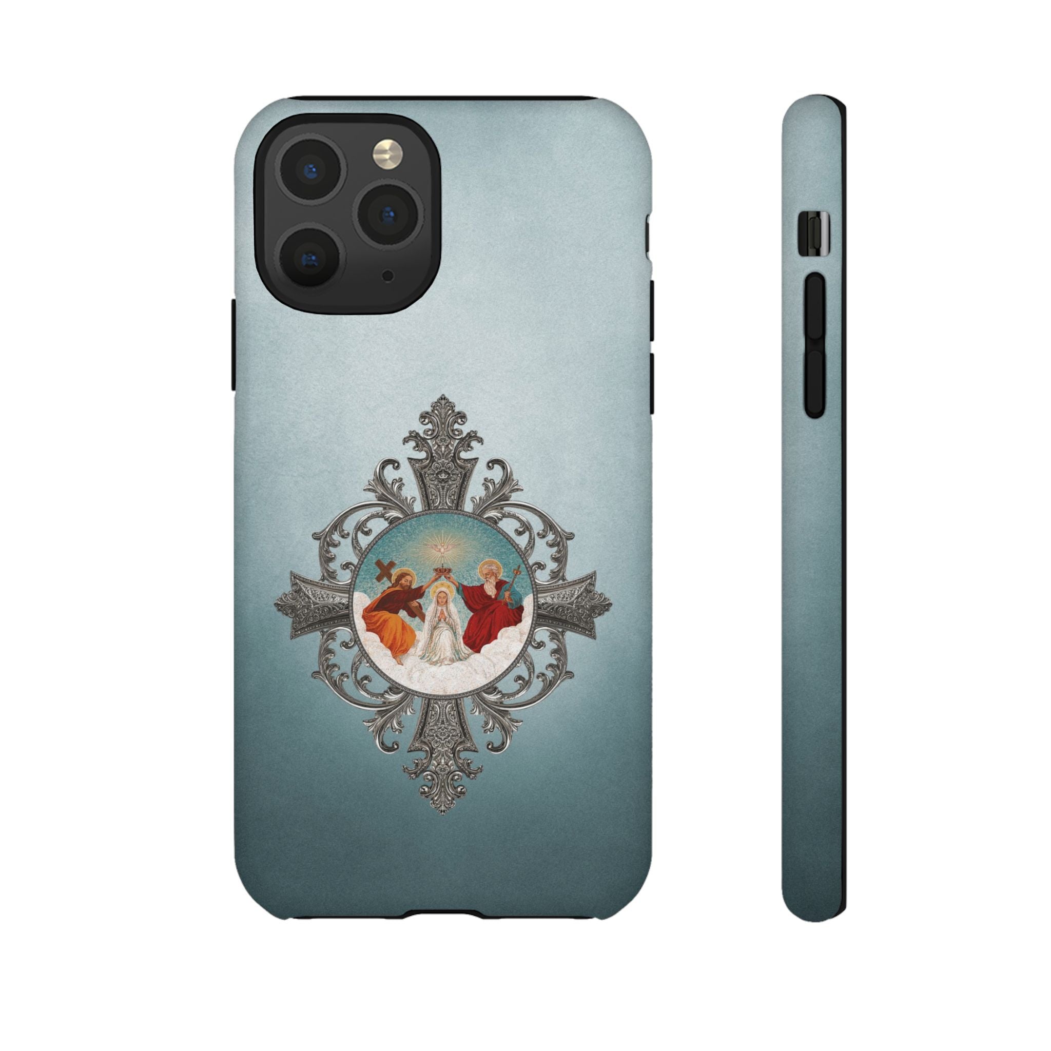 Mosaic Coronation of Mary Hard Phone Case - VENXARA®