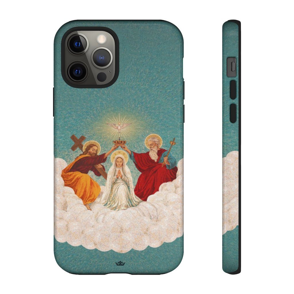 Mosaic Coronation of Mary Hard Phone Case - VENXARA®