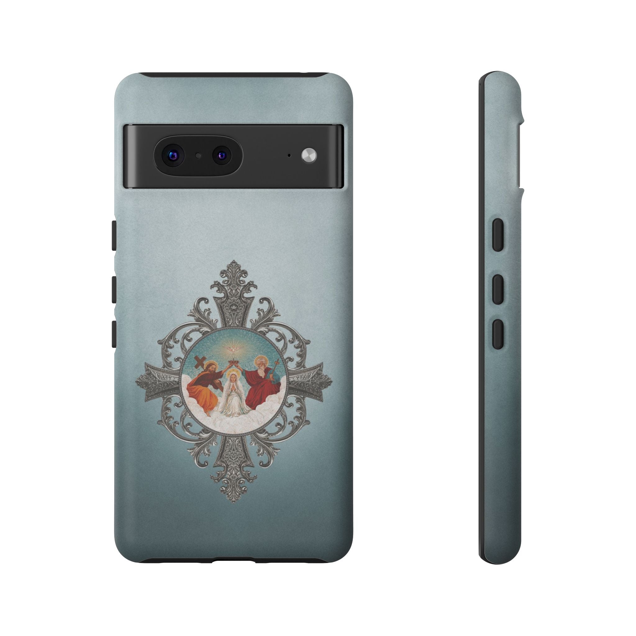Mosaic Coronation of Mary Hard Phone Case - VENXARA®