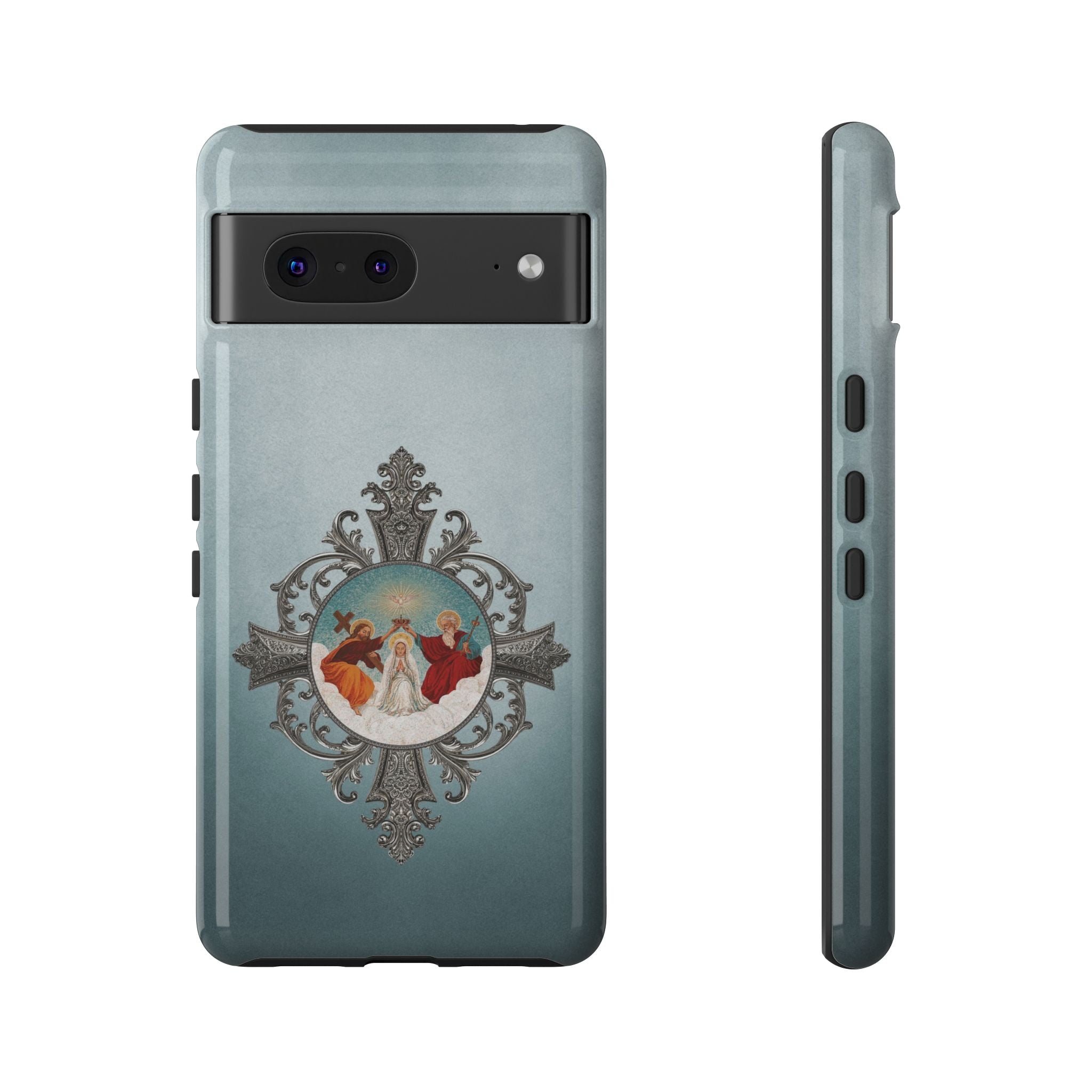 Mosaic Coronation of Mary Hard Phone Case - VENXARA®