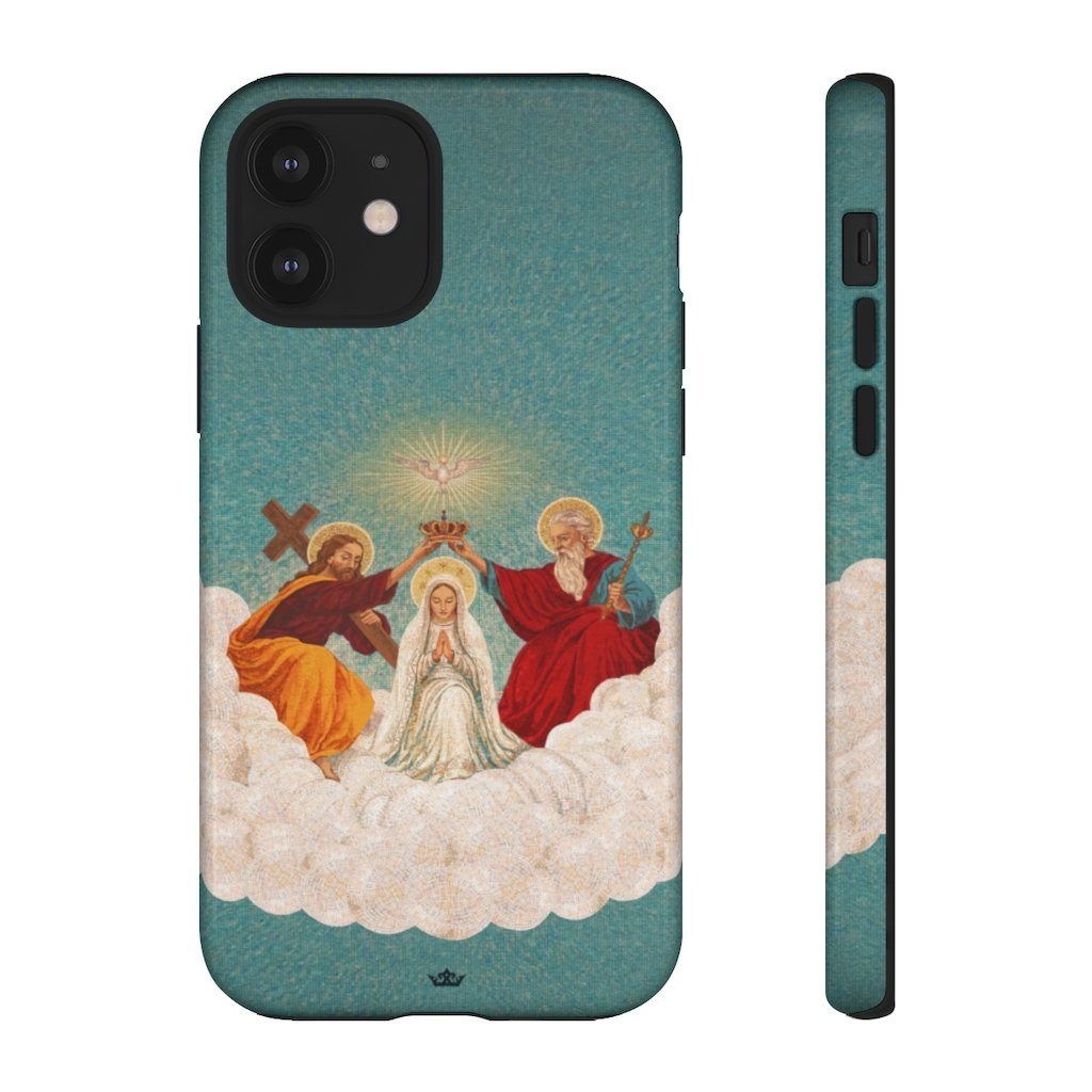 Mosaic Coronation of Mary Hard Phone Case - VENXARA®