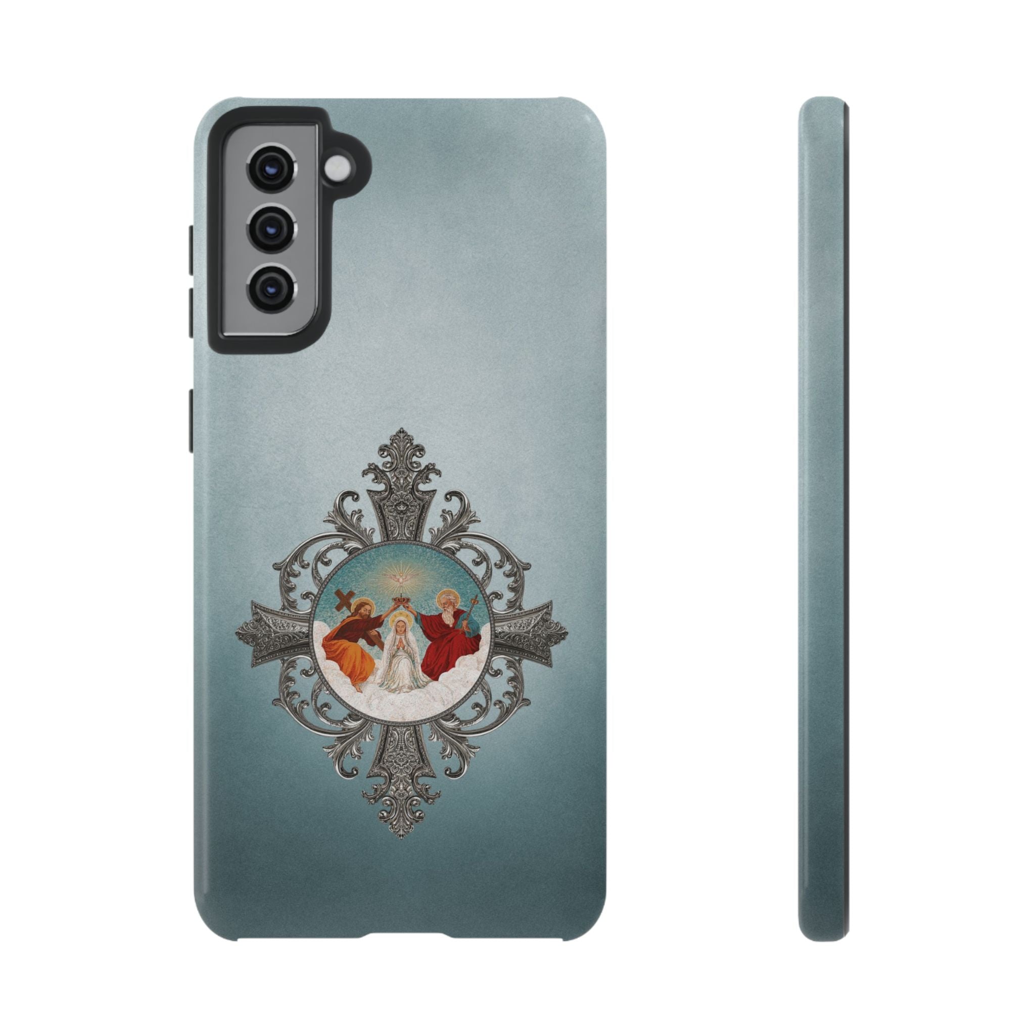 Mosaic Coronation of Mary Hard Phone Case - VENXARA®