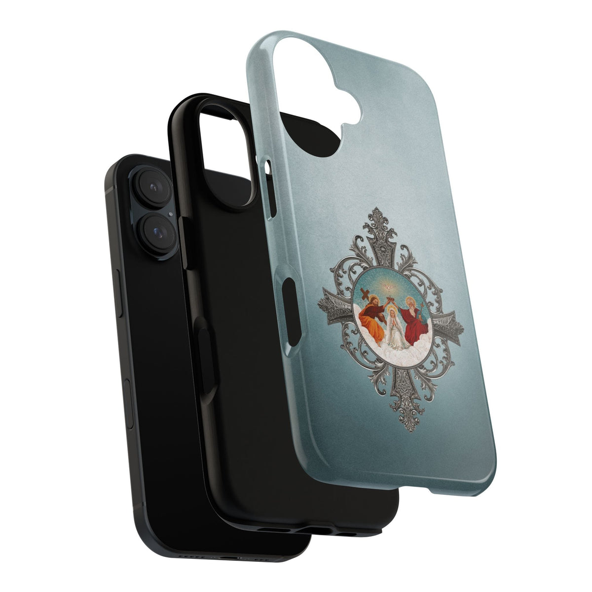 Mosaic Coronation of Mary Hard Phone Case Copyright VENXARA