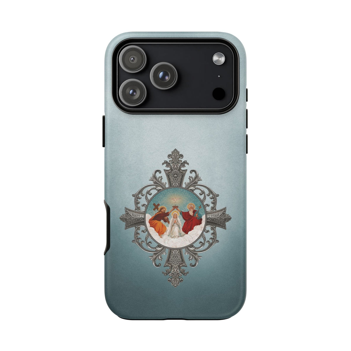 Mosaic Coronation of Mary Hard Phone Case Copyright VENXARA