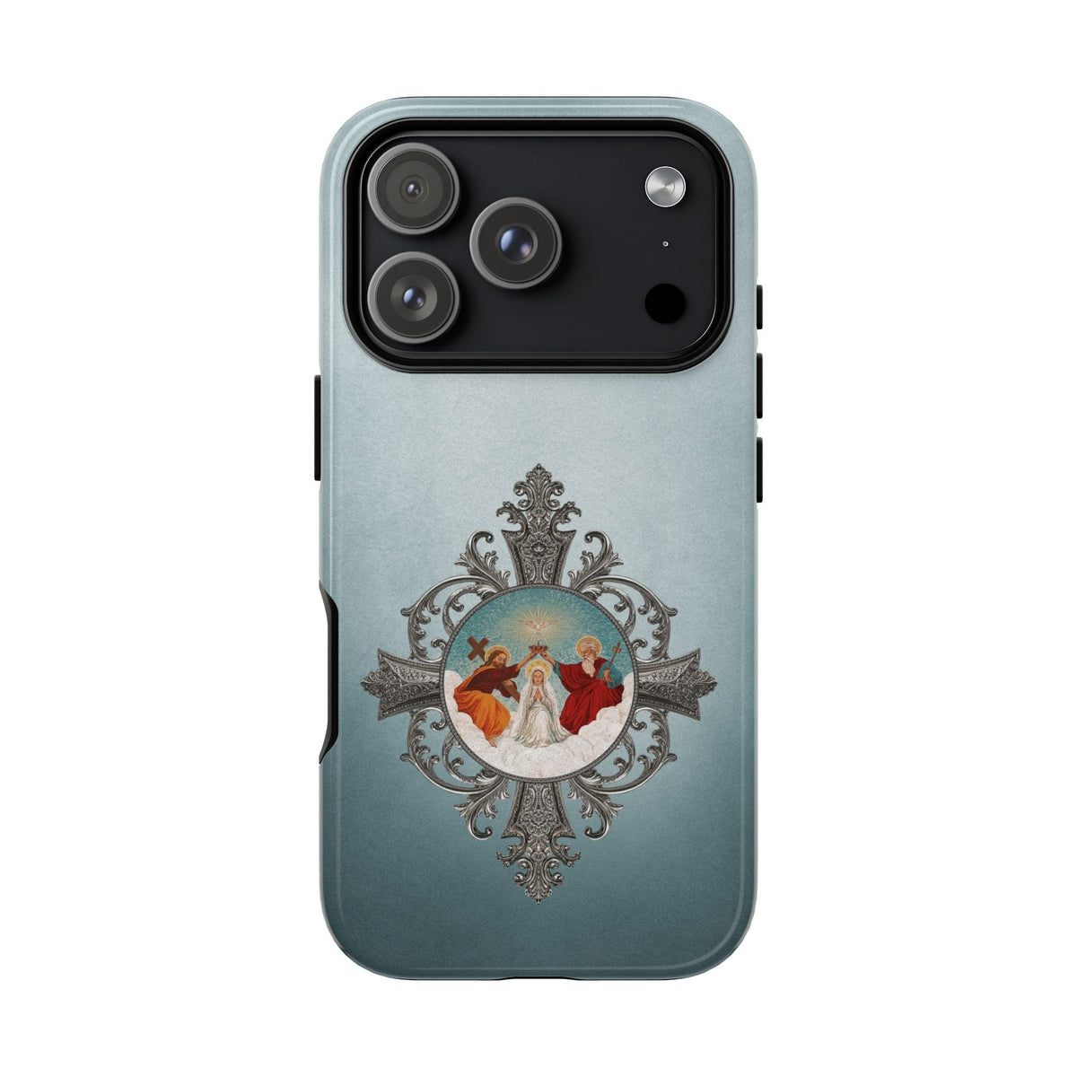 Mosaic Coronation of Mary Hard Phone Case Copyright VENXARA