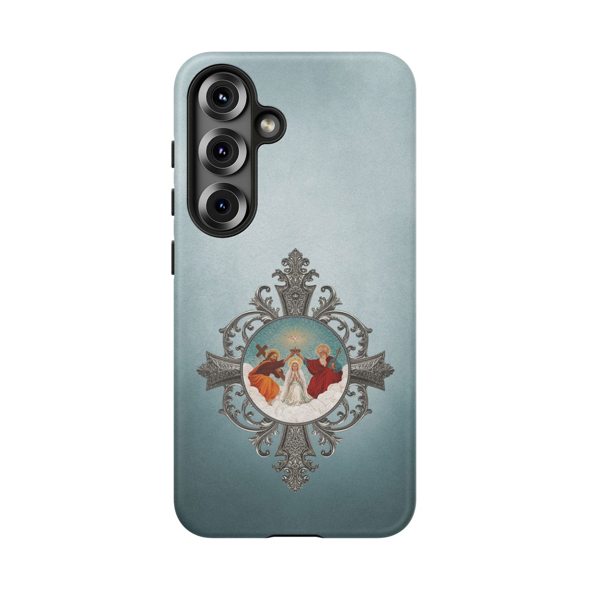 Mosaic Coronation of Mary Hard Phone Case Copyright VENXARA