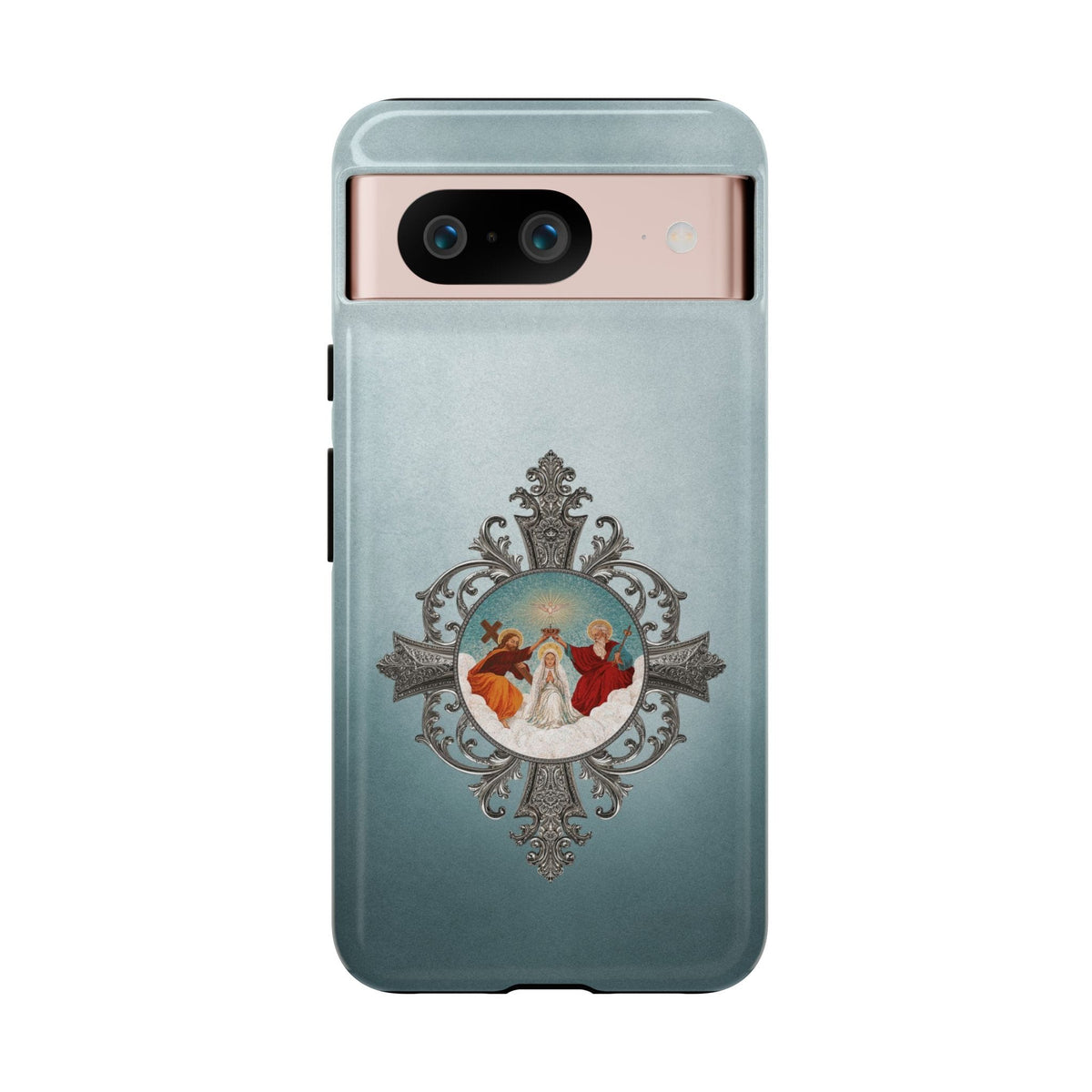 Mosaic Coronation of Mary Hard Phone Case Copyright VENXARA