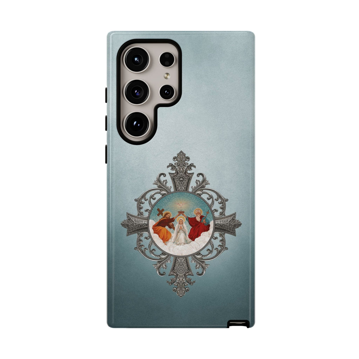 Mosaic Coronation of Mary Hard Phone Case Copyright VENXARA