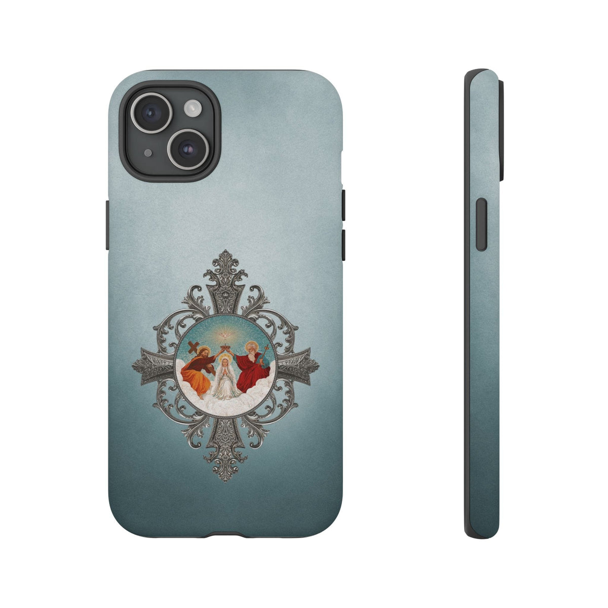 Mosaic Coronation of Mary Hard Phone Case Copyright VENXARA