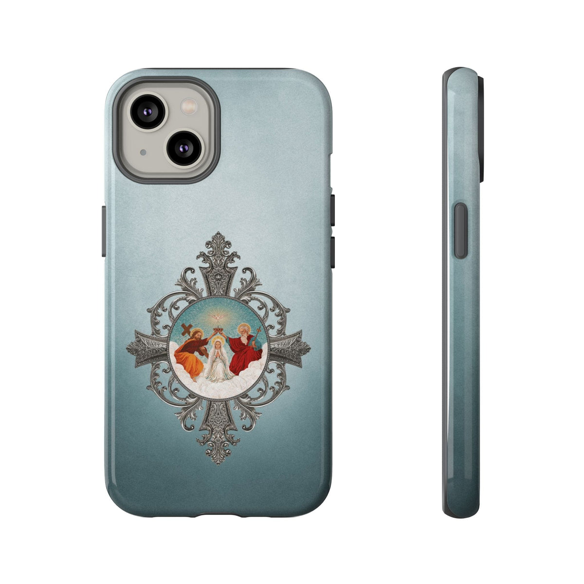 Mosaic Coronation of Mary Hard Phone Case Copyright VENXARA