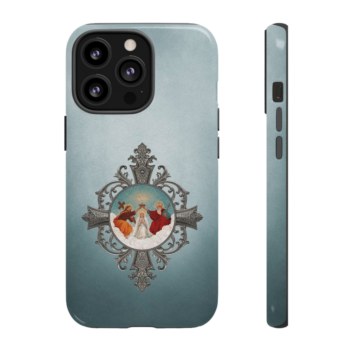 Mosaic Coronation of Mary Hard Phone Case Copyright VENXARA
