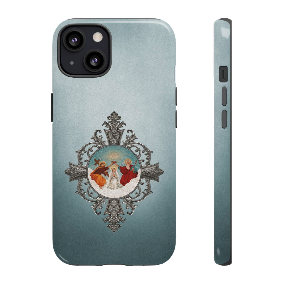 Mosaic Coronation of Mary Hard Phone Case Copyright VENXARA