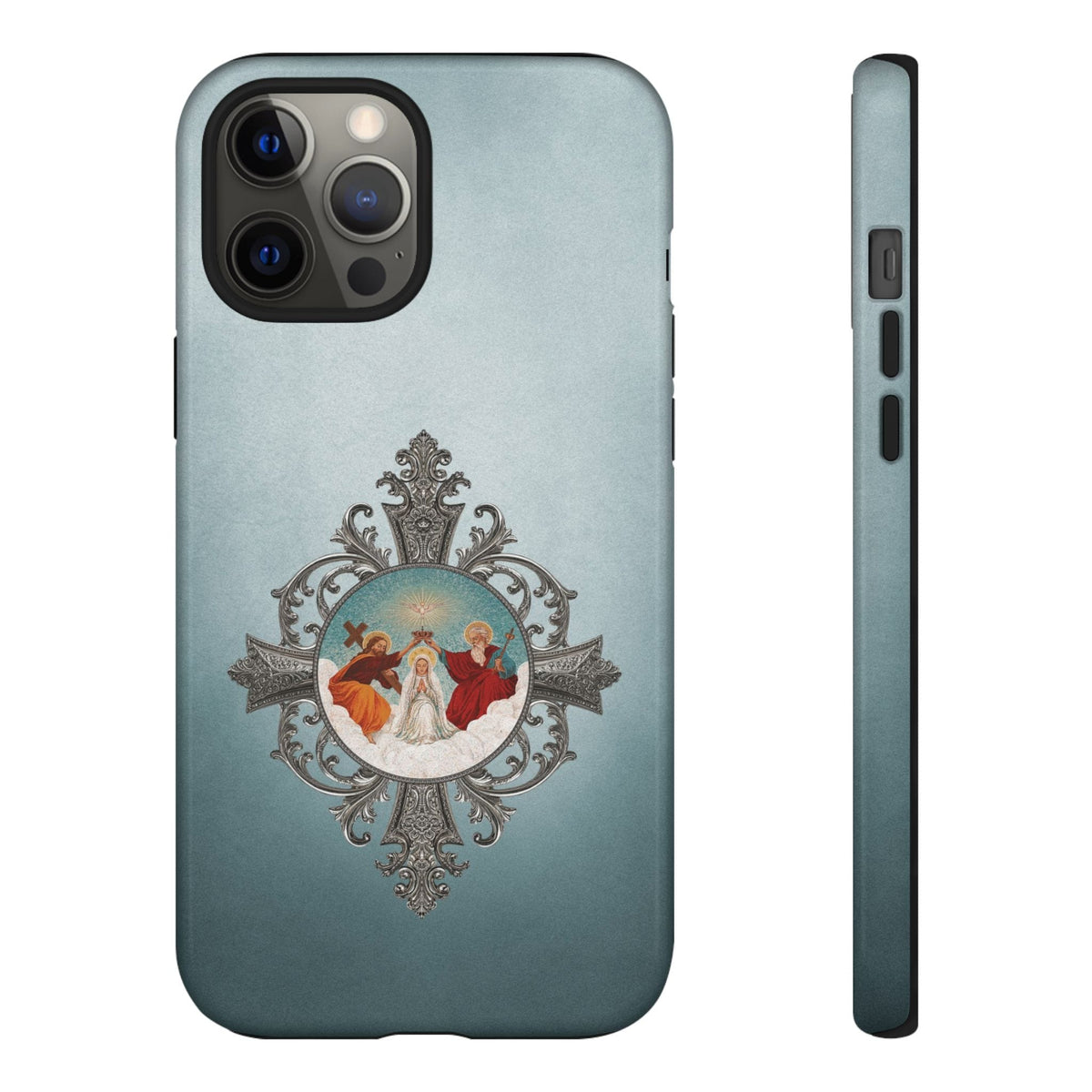Mosaic Coronation of Mary Hard Phone Case Copyright VENXARA