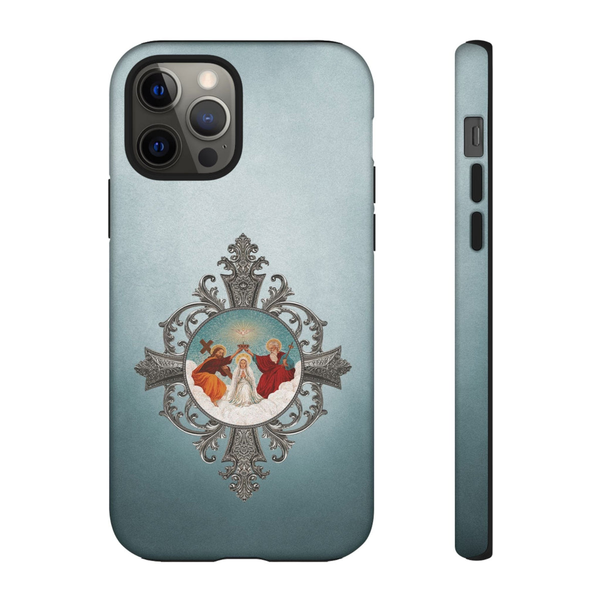 Mosaic Coronation of Mary Hard Phone Case Copyright VENXARA