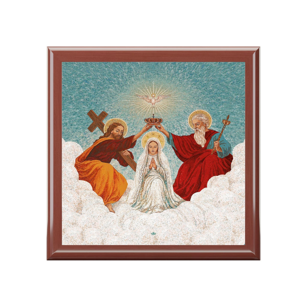 Mosaic Coronation of Mary Keepsake Box Copyright VENXARA