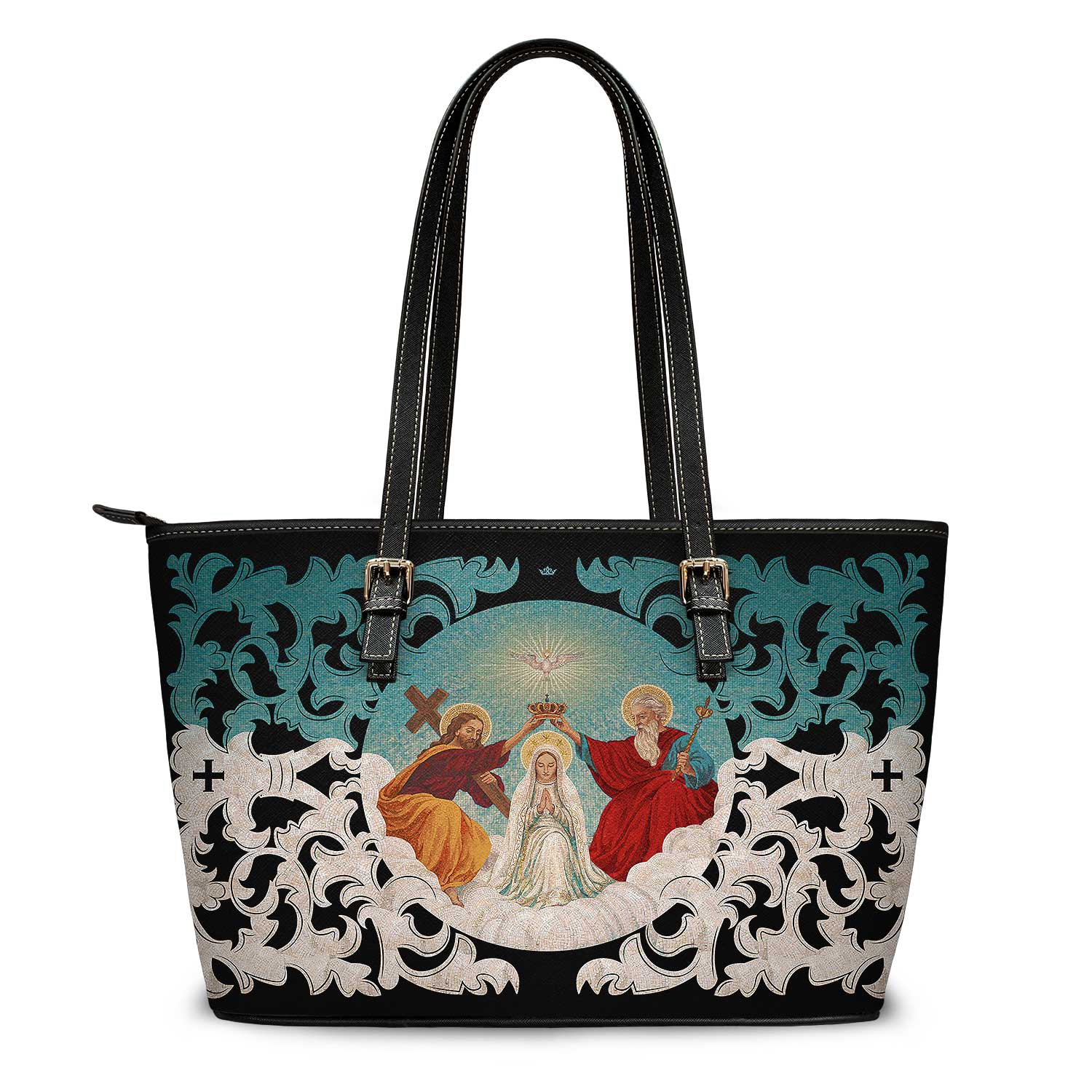 Mosaic Coronation of Mary Tote Bag (Baroque) - VENXARA®