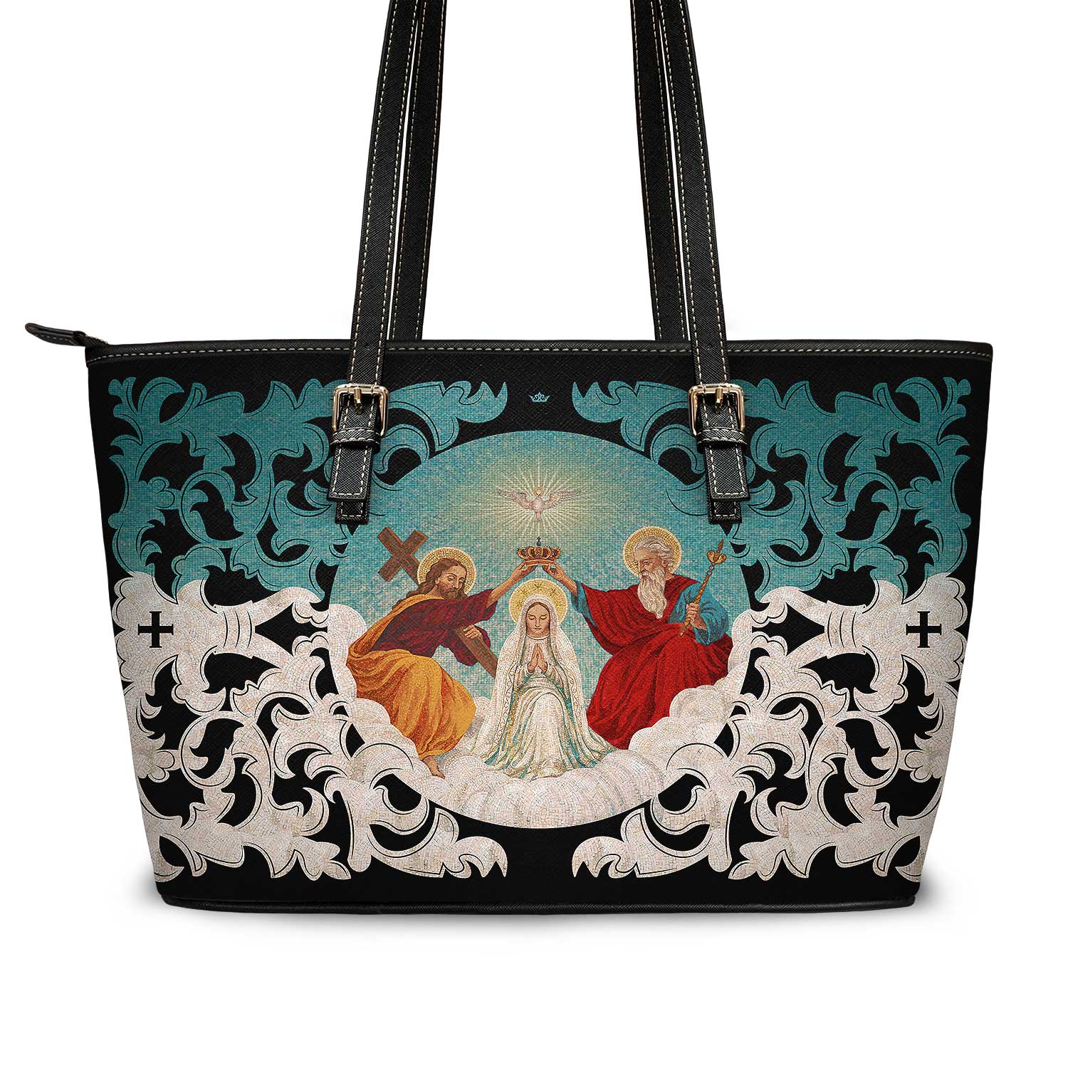 Mosaic Coronation of Mary Tote Bag (Baroque) - VENXARA®