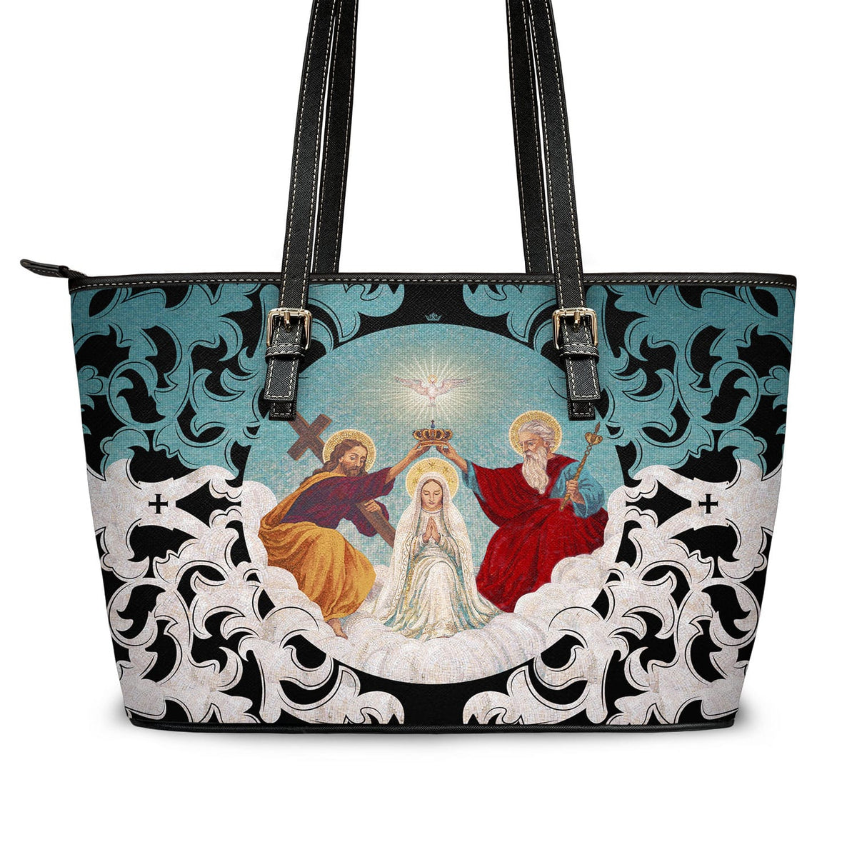 Mosaic Coronation of Mary Tote Bag (Baroque) Copyright VENXARA