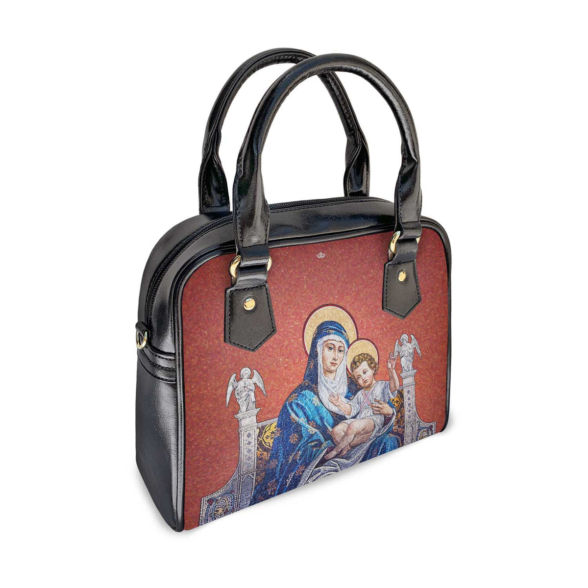 Mosaic Madonna and Child Handbag Copyright VENXARA