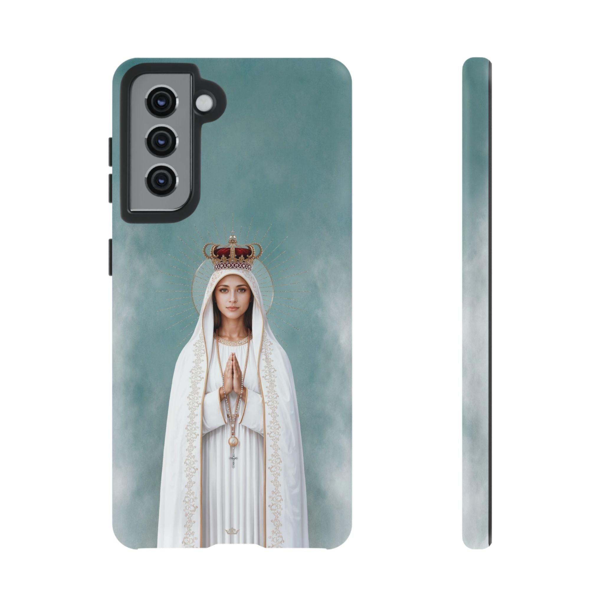 Our Lady of Fatima Hard Phone Case - Venxara
