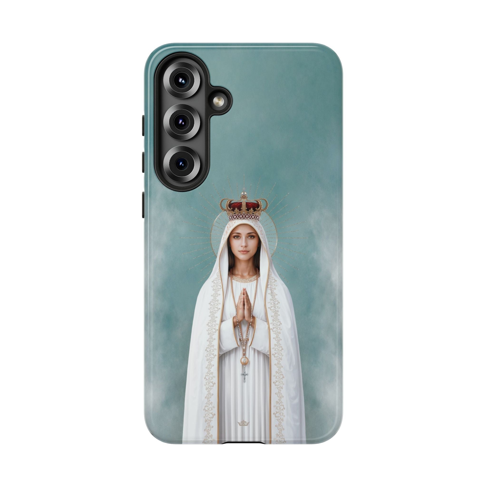 Our Lady of Fatima Hard Phone Case - Venxara