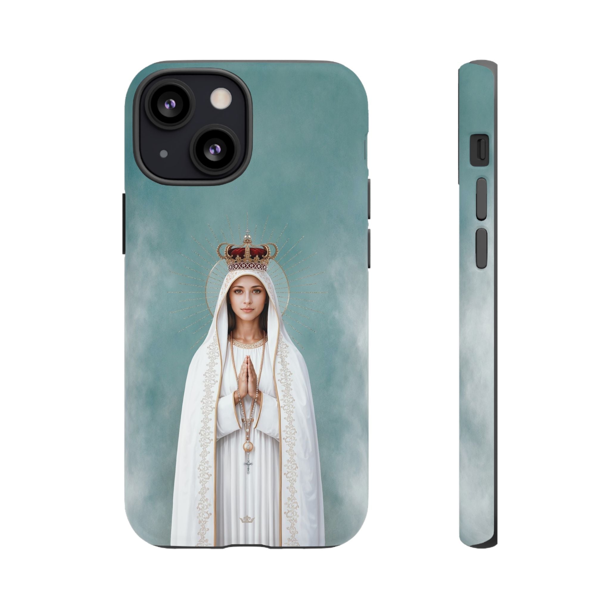 Our Lady of Fatima Hard Phone Case - Venxara